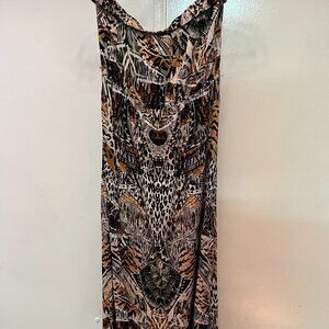 Spicy Sugar Print Strapless Dress